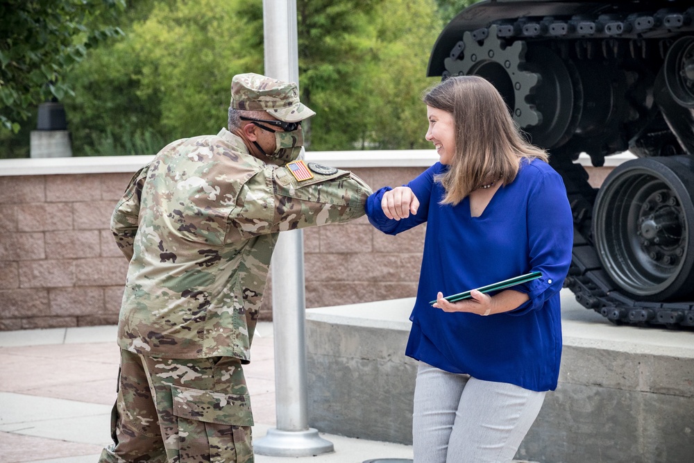 USARCENT Honors Volunteer with Top U.S. Army Civilian Award