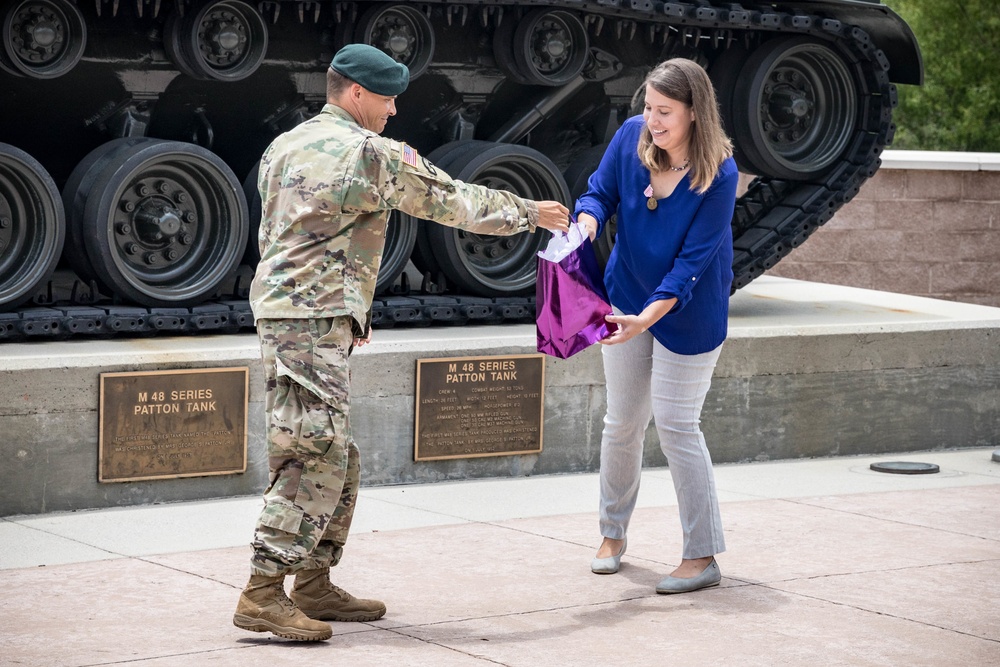 USARCENT Honors Volunteer with Top U.S. Army Civilian Award