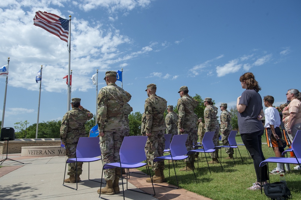 Oklahoma National Guard air traffic controllers receive send-off at deployment ceremony