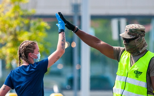 Del. Nat’l Guard tests 1K for COVID-19 at UD