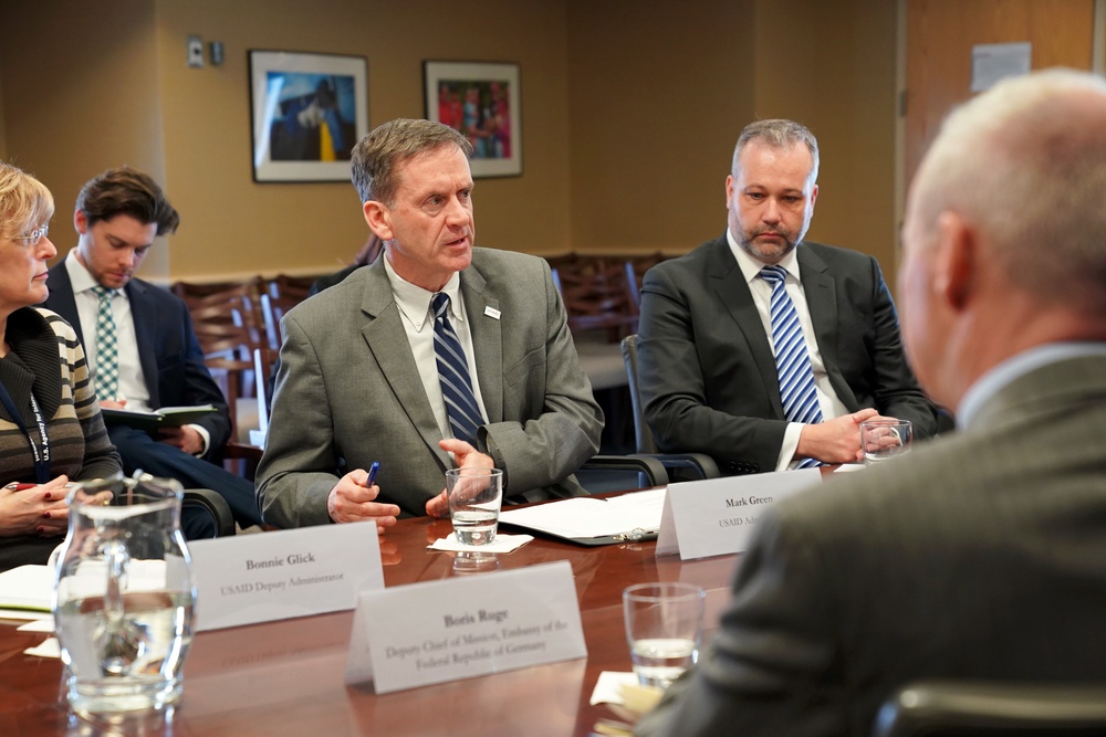 AAID Mark Green hold bilateral talks with the German State Secretary