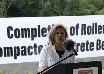 Berm construction completes last repair phase for dam rehabilitation