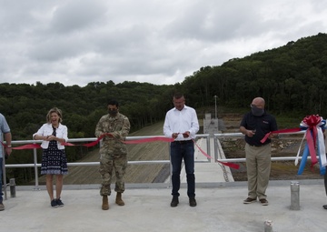 Berm construction completes last repair phase for dam rehabilitation