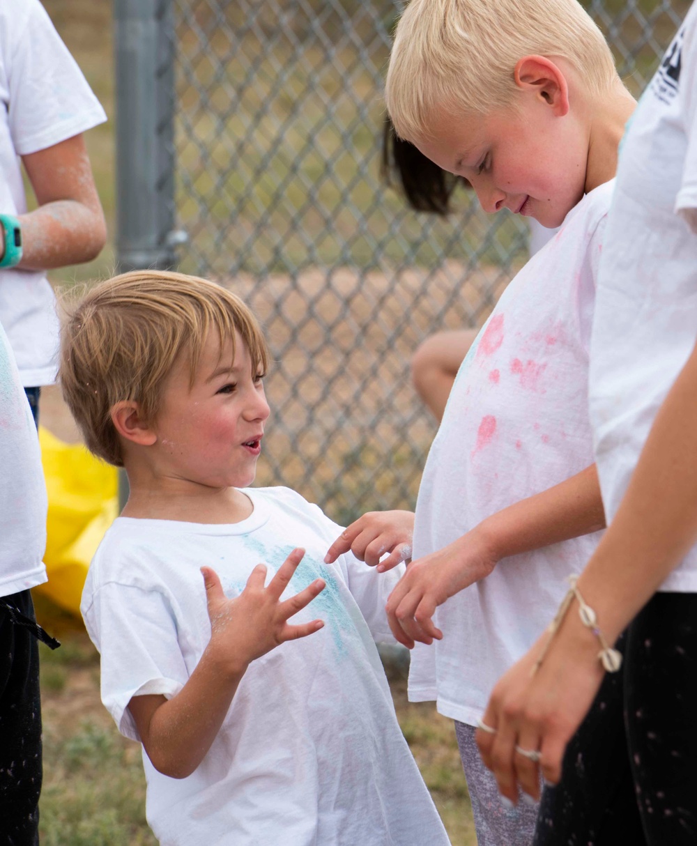 Schriever School Age Care program hosts first color run