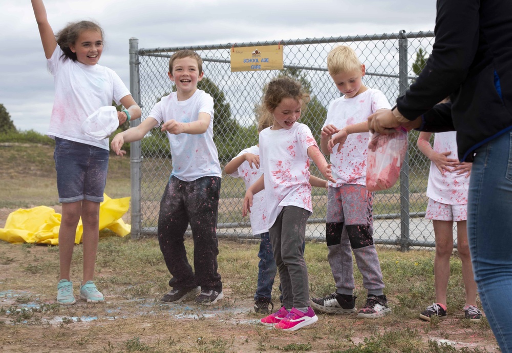 Schriever School Age Care program hosts first color run