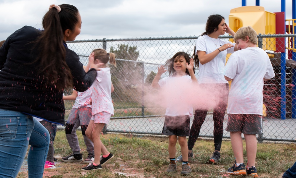 Schriever School Age Care program hosts first color run