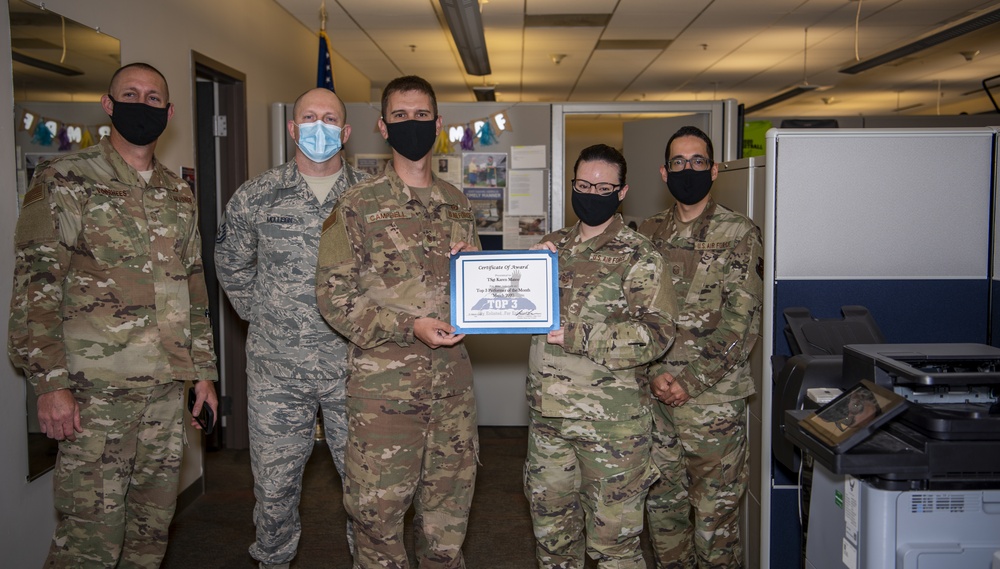 Falcon Top 3 recognize, mentor Airmen