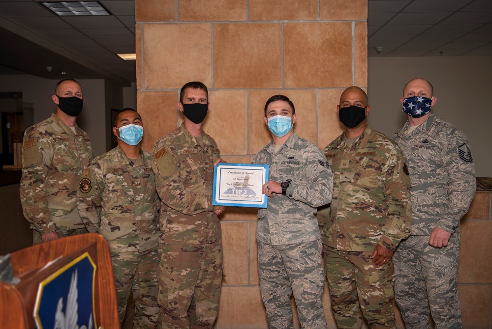 Falcon Top 3 recognize, mentor Airmen