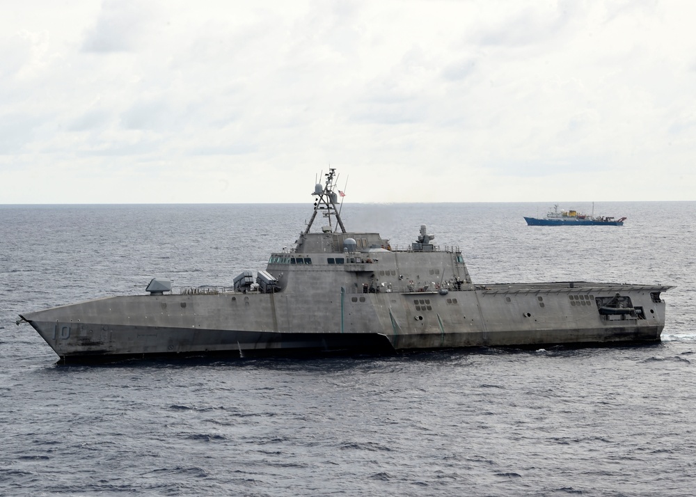 USS Gabrielle Giffords operates in the South China Sea