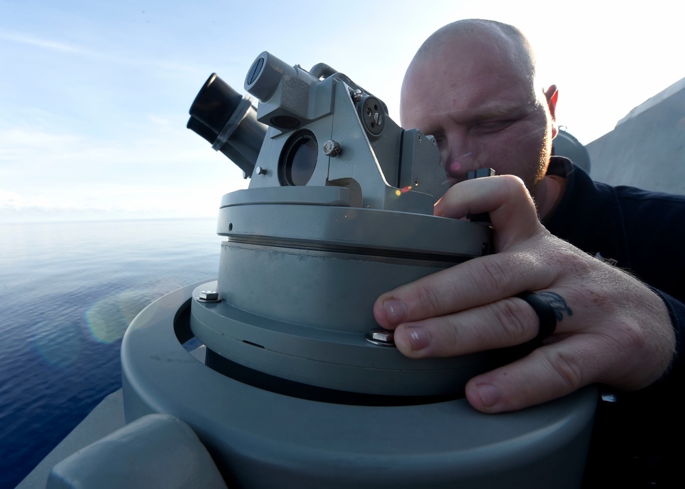 USS Gabrielle Giffords conducts routine operations In South China Sea