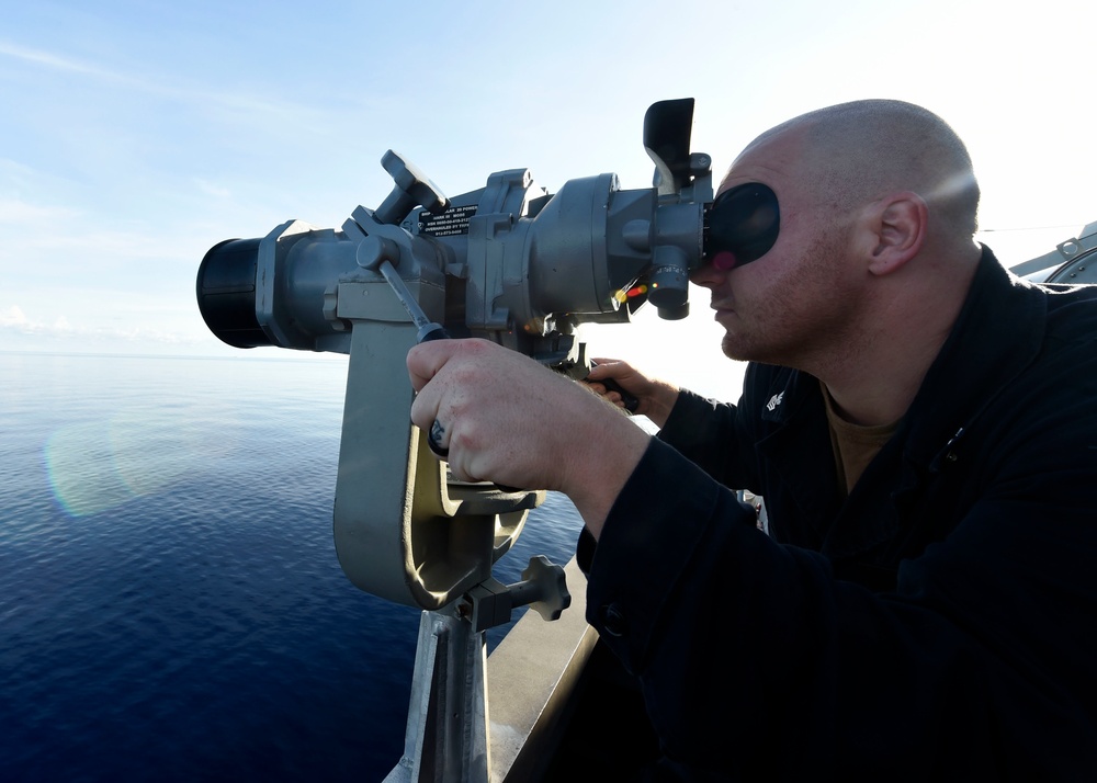 USS Gabrielle Giffords Exercises In South China Sea