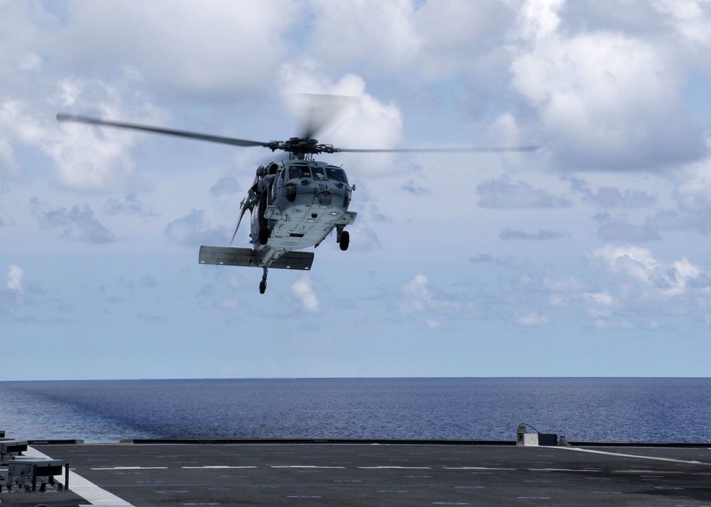 USS Gabrielle Giffords Exercises In South China Sea