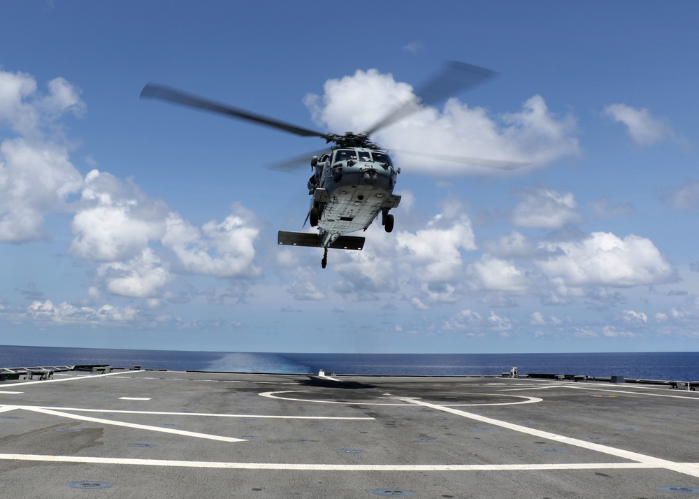 USS Gabrielle Giffords Exercises In South China Sea