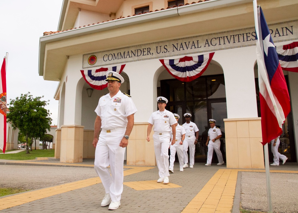 NAVSTA Rota Hold Annual Flag Raising Ceremony
