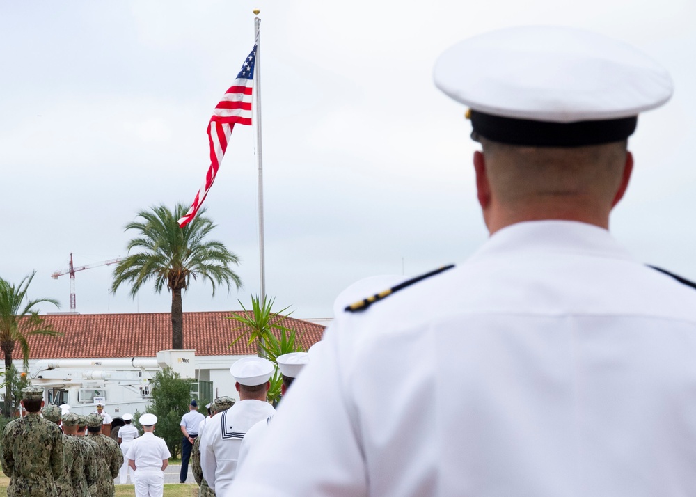NAVSTA Rota Hold Annual Flag Raising Ceremony