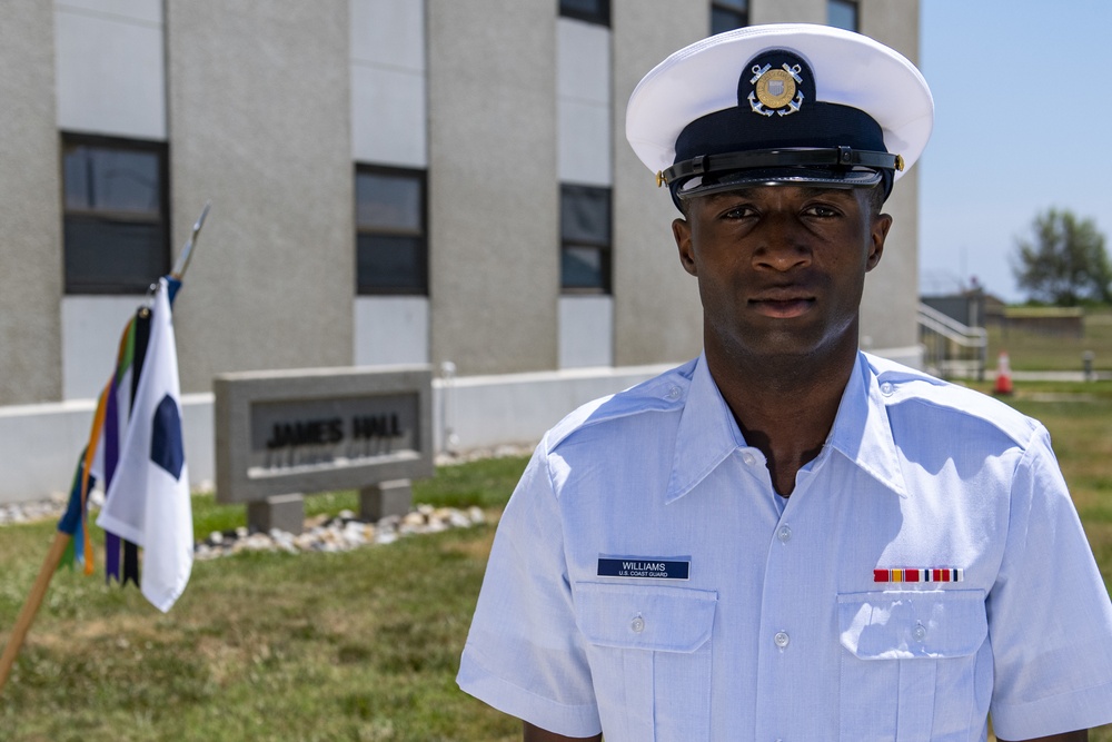 Seaman Zaire Williams earns Coast Guard Honor Graduate for Sierra 198