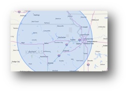 The 150-mile radius
