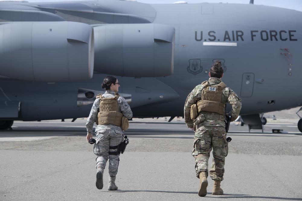Defenders secure flight line, ensure mobility mission