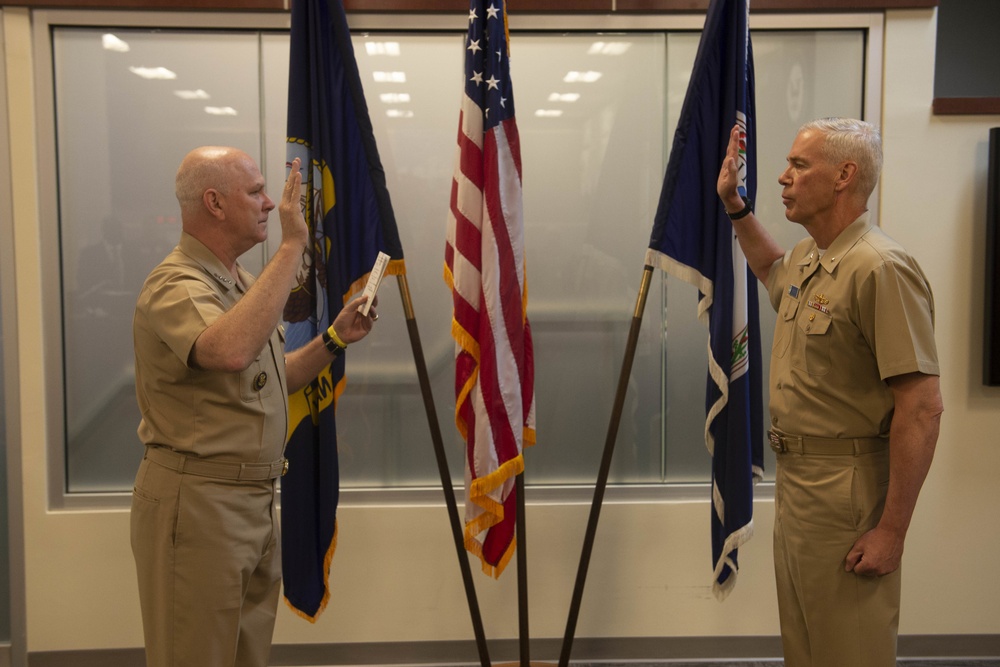 Pyle Receives Second Star in Frocking Ceremony