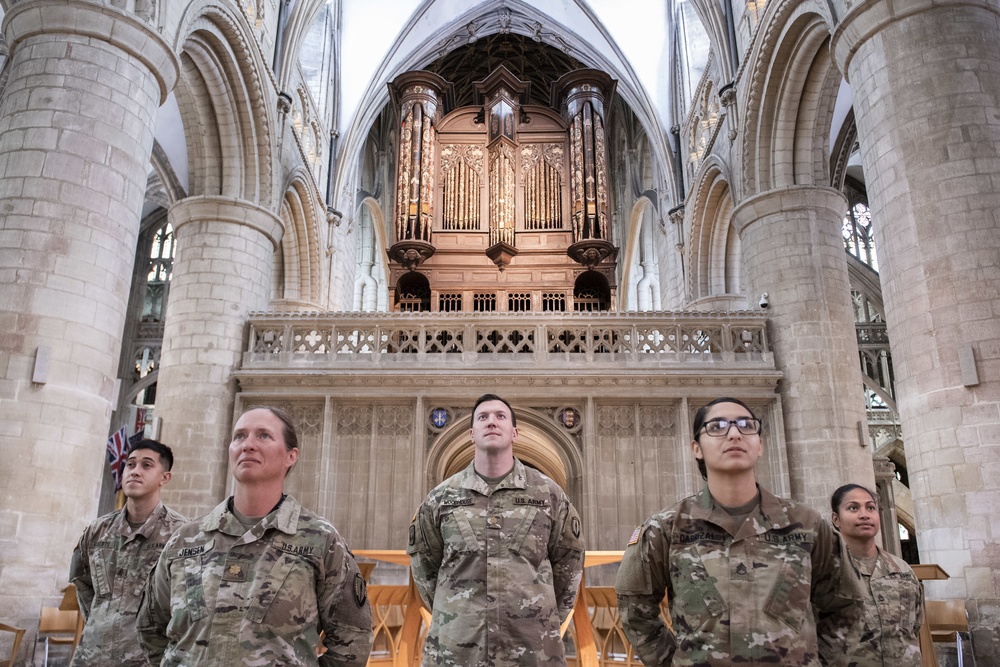 US Army Soldiers visit home of Star Spangled Banner tune
