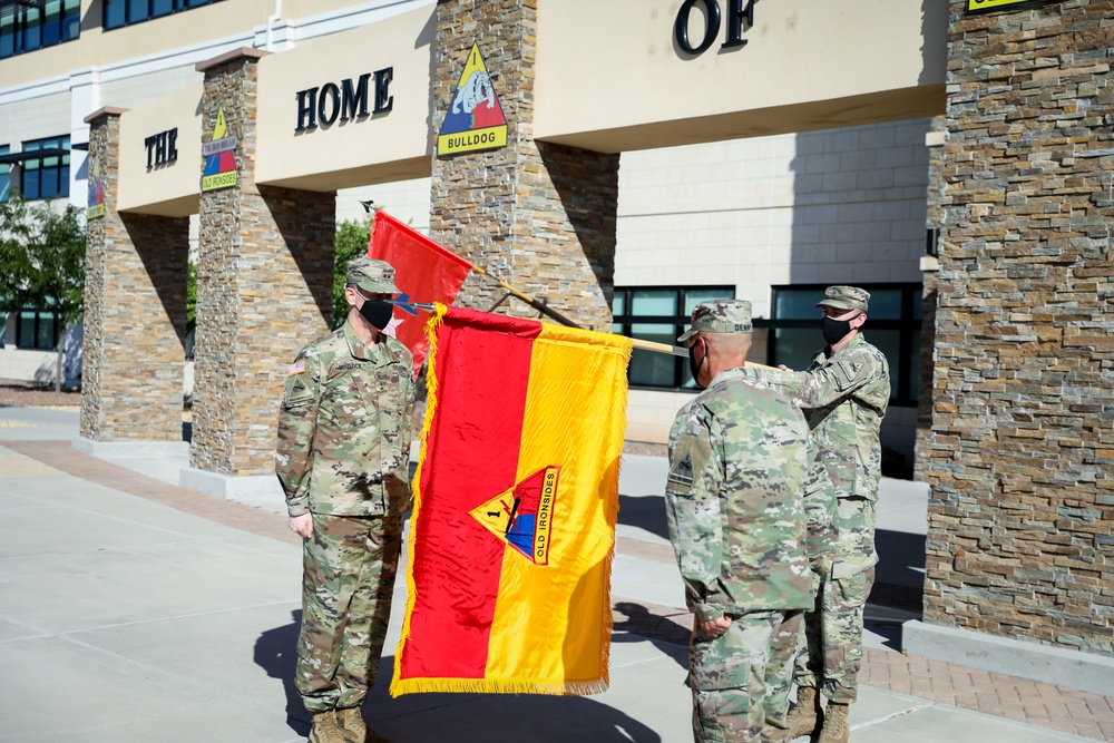 1st Armored Division uncases its colors