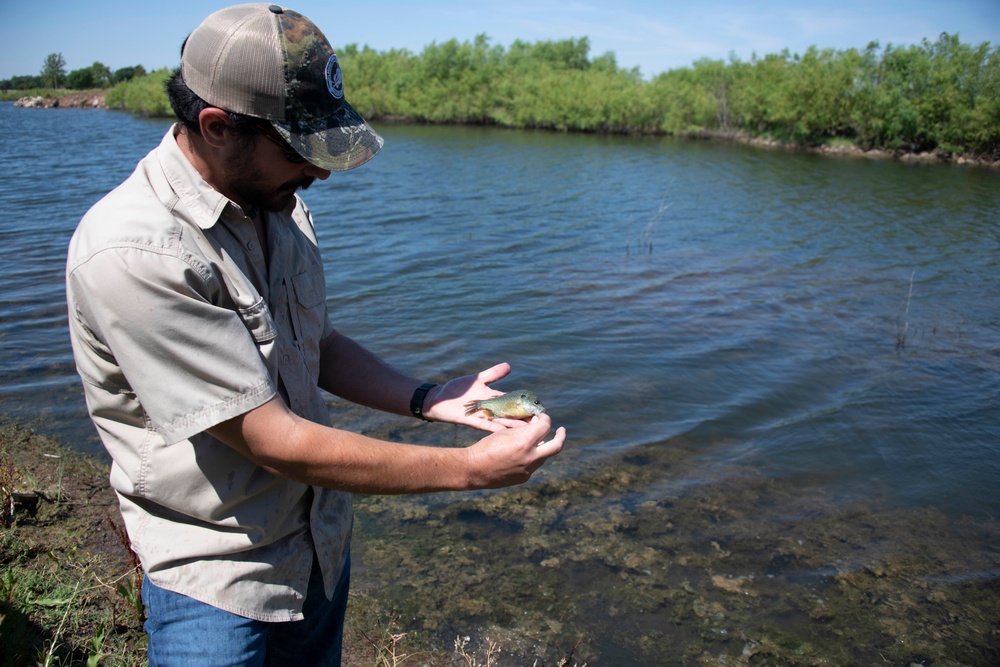 Base fishing pond supports new wildlife, open for families