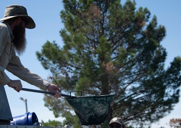 Base fishing pond supports new wildlife, open for families