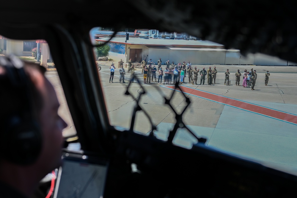 60 AMW Takes to the Sky and Says 'Goodbye'