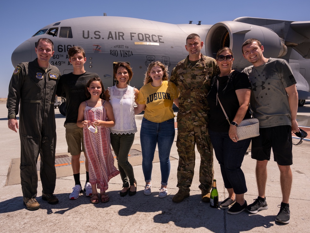 60 AMW Takes to the Sky and Says 'Goodbye'