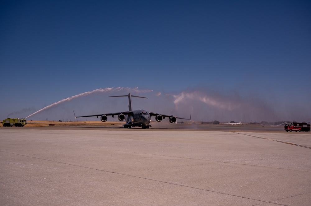 60 AMW Takes to the Sky and Says 'Goodbye'