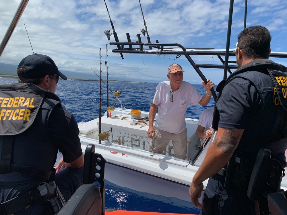Coast Guard, NOAA OLE conduct joint patrols around Hawaii Island