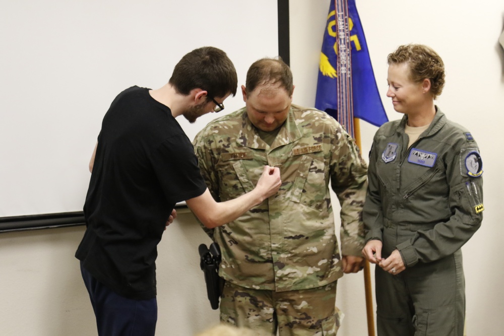 Patten promoted in surpise ceremony