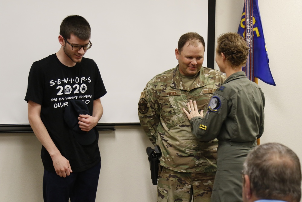 Patten promoted in surpise ceremony