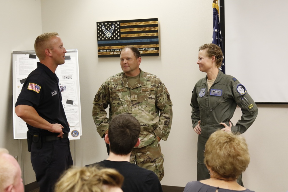 Patten promoted in surpise ceremony