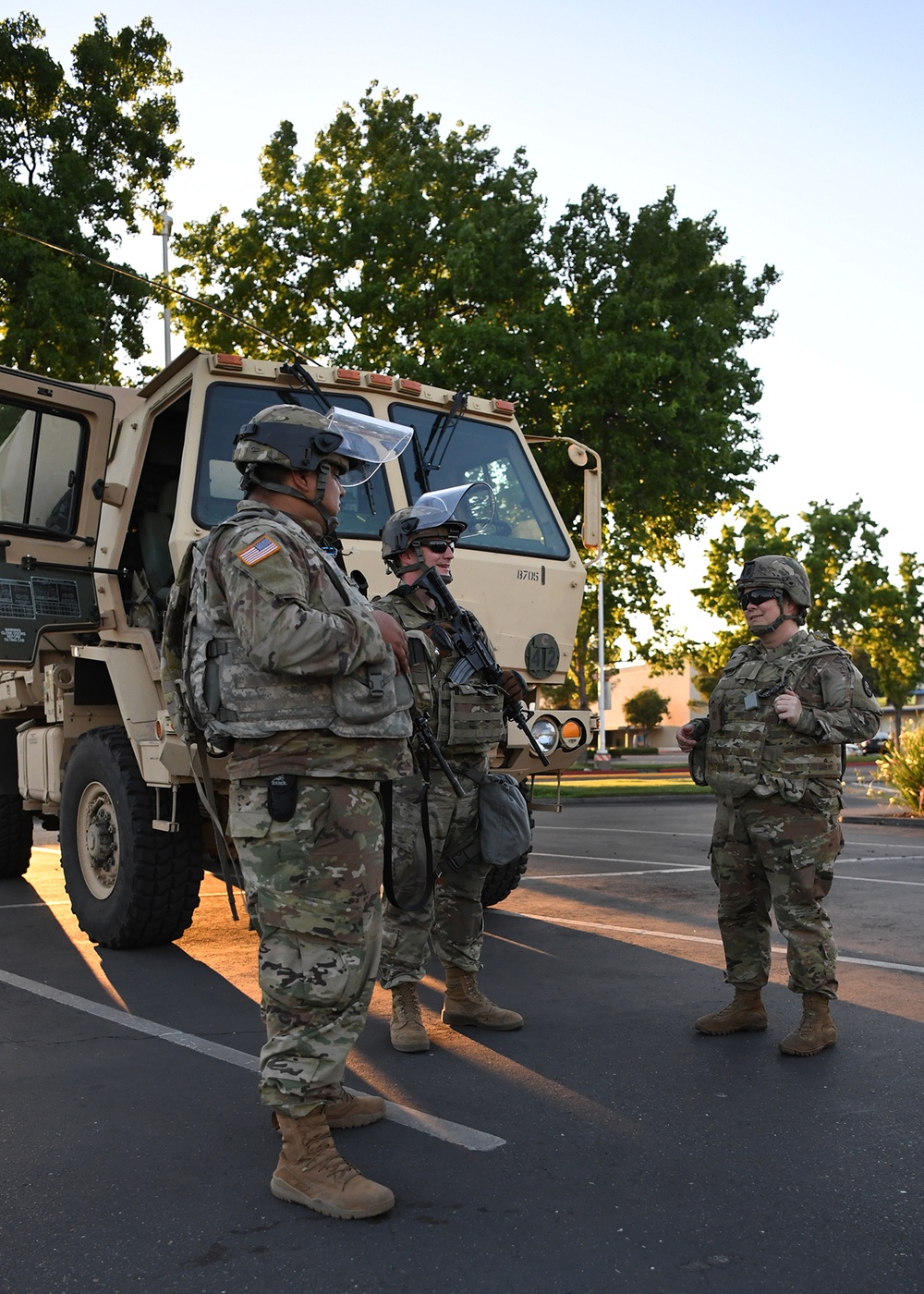 Chaplains support Cal Guard service members during civil unrest mission
