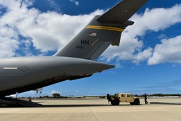 25th Air Support Operations Squadron conducts field training with the 535th Airlift Squadron