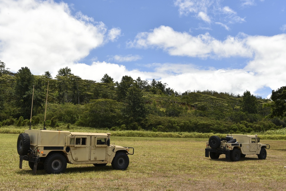 25th Air Support Operations Squadron conducts field training with the 535th Airlift Squadron