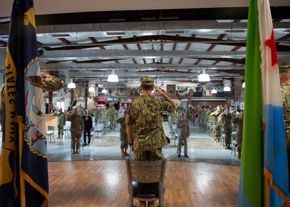 Change of Command Ceremony on CLDJ