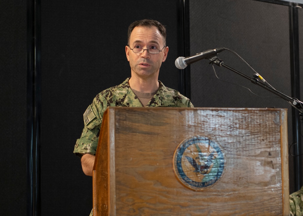 Change of Command Ceremony on CLDJ