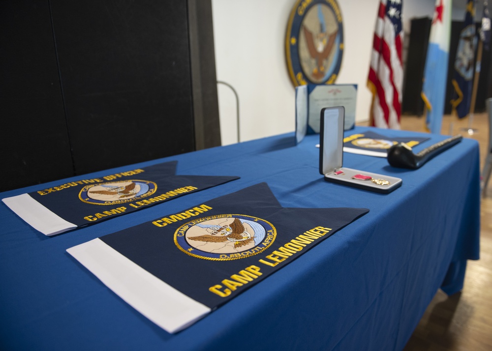 Change of Command Ceremony on CLDJ