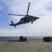 USS Oak Hill receives supplies at sea