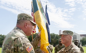 218th Maneuver Enhancement Brigade holds change of command ceremony at The Citadel