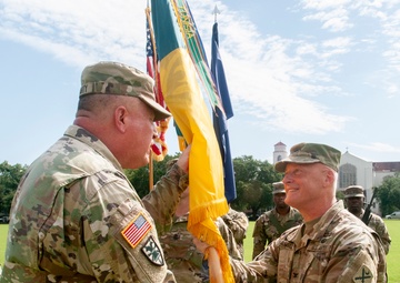 218th Maneuver Enhancement Brigade holds change of command ceremony at The Citadel