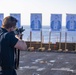 Sailors take part in a weapons qualification