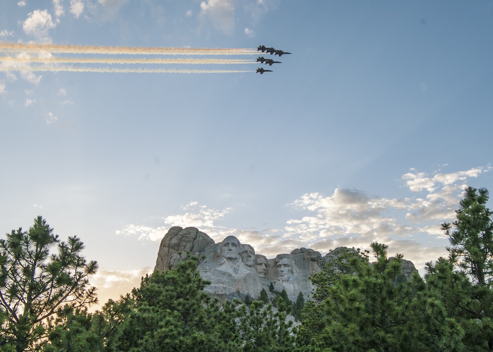 Mount Rushmore Flyover