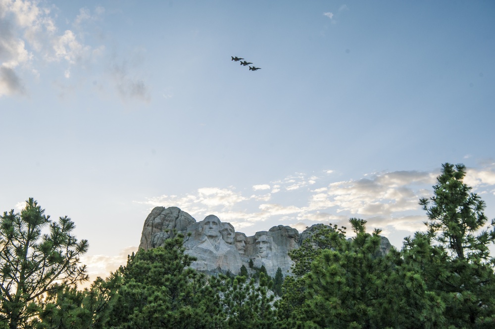 Mount Rushmore Flyover