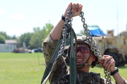 Red Currahee take on best squad competition