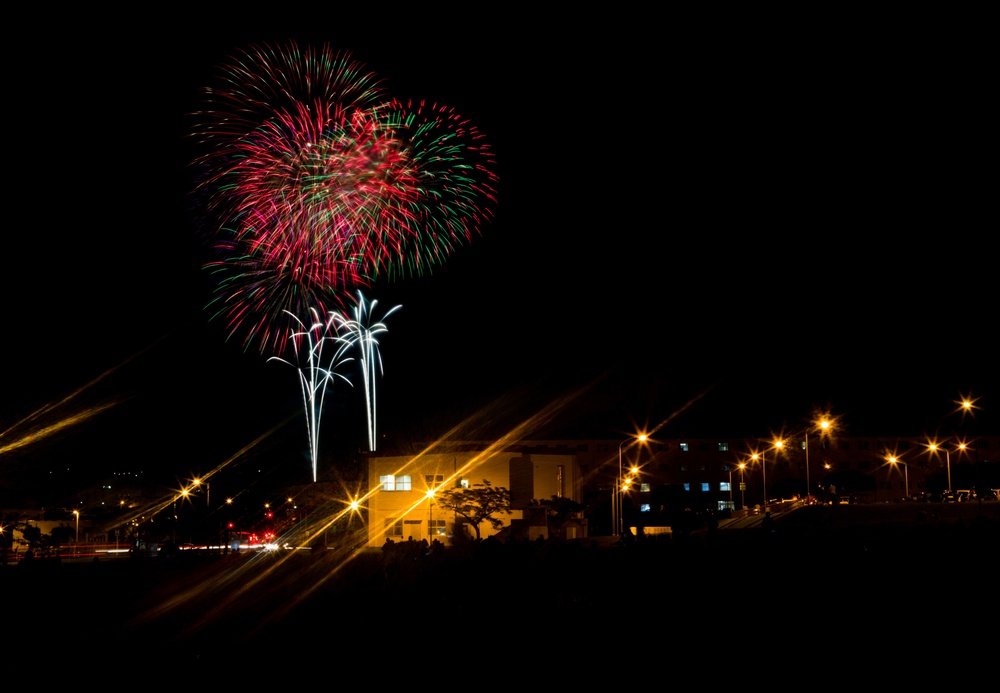 Fireworks headline Fourth of July evening in Okinawa, Japan