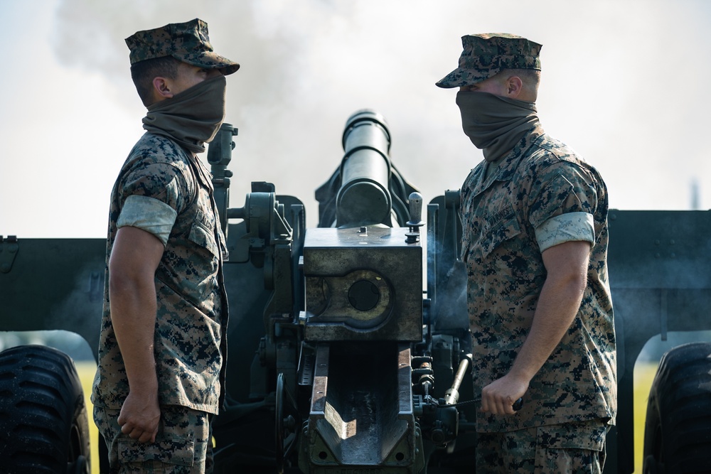 Guns Salute for Independence Day Tribute