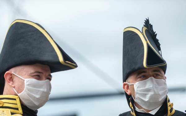 USS Constitution celebrates the Facebook Live